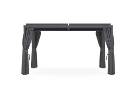 Pergola bioclimatique 4x3 + moustiquaire