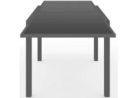 Table extensible verre trempé 135/270cm