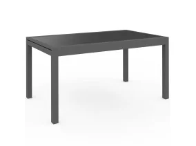 Table extensible verre trempé 135/270cm