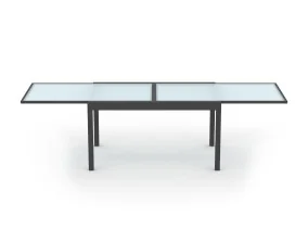 Table extensible verre trempé 135/270cm