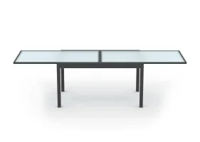 Table extensible verre trempé 135/270cm