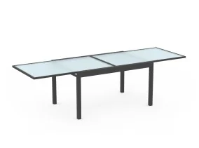 Table extensible verre trempé 135/270cm