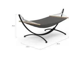 Hamac XL + support métal Amazonia