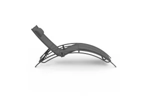 Transat Havana x2 gris anthracite
