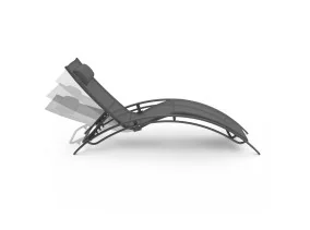 Transat Havana x2 gris anthracite