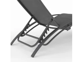 Transat Havana x2 gris anthracite