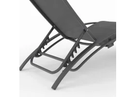 Transat Havana x2 gris anthracite