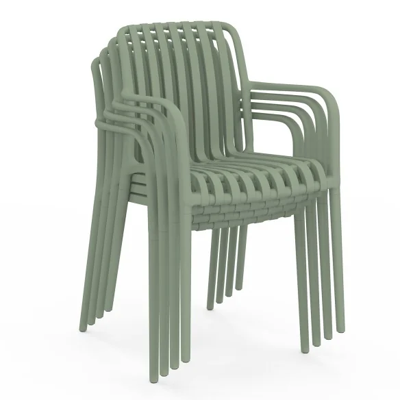 Chaise Oviedo x4 verte
