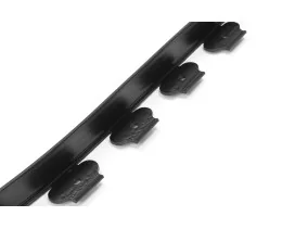 Bordurette plastique noire 10m avec piqu