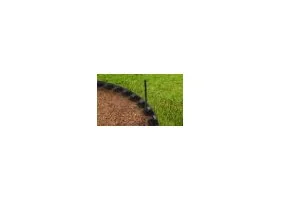 Bordurette plastique noire 10m avec piqu