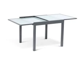 Table extensible verre trempé 90/180cm