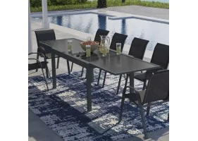 Table extensible verre trempé 135/270cm