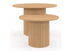 Table basse ronde gigogne Alvar x2