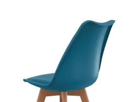 Chaise Nordia x2 Bleu