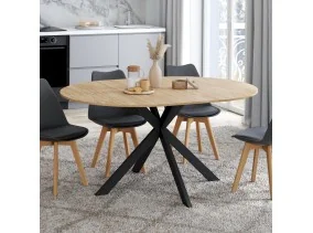 Table repas Soline ext.110-150cm pieds s