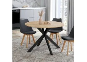 Table repas Soline ext.110-150cm pieds s