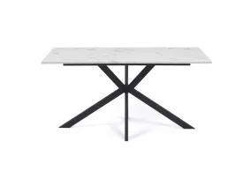 Table repas Spider 160cm effet marbre