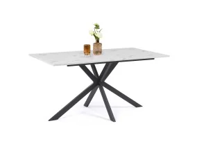 Table repas Spider 160cm effet marbre