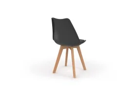 Chaise Nordia x2 noir