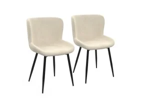 Chaise Taylor x2 crème