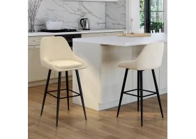 Tabouret Olivia crème X2
