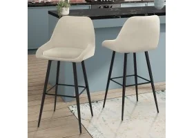 Tabouret Olivia crème X2