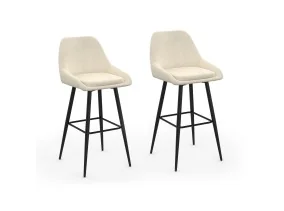 Tabouret Olivia crème X2