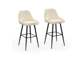 Tabouret Olivia crème X2