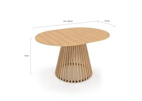 Table repas Camelia extensible 110-150cm