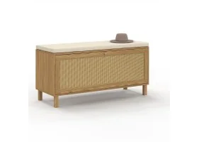 Banc d'entrée Erin rangement chaussures