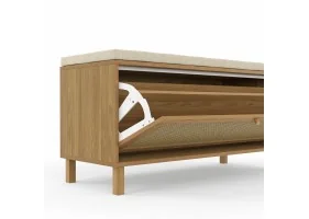 Banc d'entrée Erin rangement chaussures