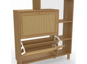 Meuble chaussures Erin 2 portes + étagèr
