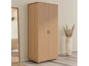 Armoire Albane effet lattes