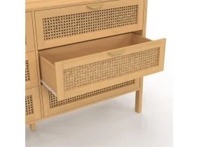 Commode xxl 6 tiroirs Eve cannage