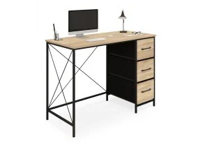Bureau Iris 100 cm 3 tiroirs