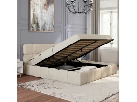 Lit coffre Bubble 160 x 200 cm velours