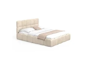 Lit coffre Bubble 140 x 190 cm velours