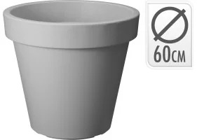 Cache pot diam 60cm Gris