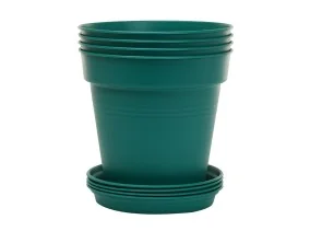Pot de fleur rond 22cm +...