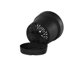 Soucoupe pot de fleurs noir 220mm