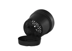 Soucoupe pot de fleurs noir 250mm