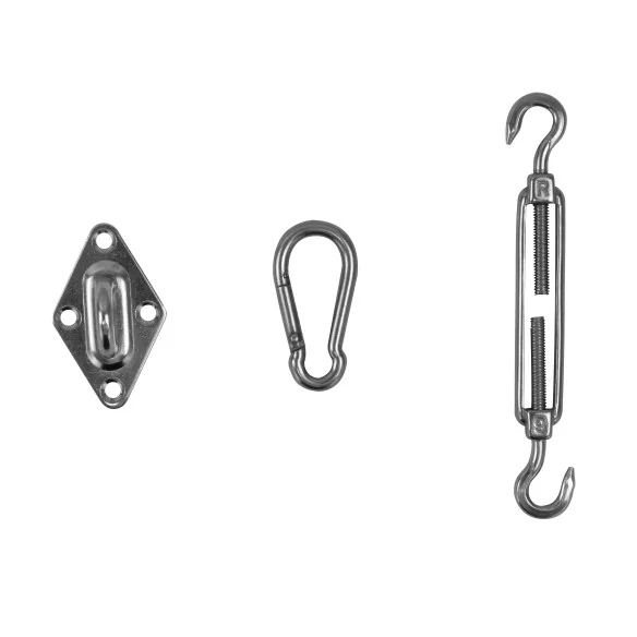 Kit de fixation pour voile d'ombrage