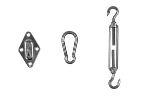 Kit de fixation pour voile d'ombrage