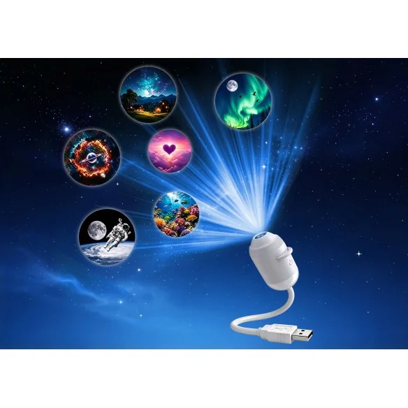 Projecteur Galaxie USB 2en1